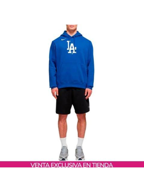 SUDADERA MENS NIKE MLB LOGO CLUB FLEECE HOOD AZUL NIKE