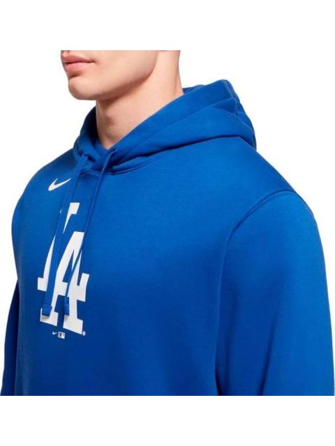 SUDADERA MENS NIKE MLB LOGO CLUB FLEECE HOOD AZUL NIKE - Image 4