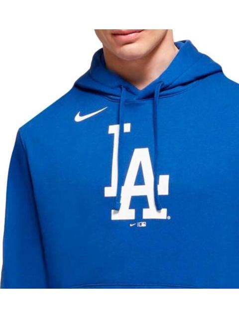 SUDADERA MENS NIKE MLB LOGO CLUB FLEECE HOOD AZUL NIKE - Image 5