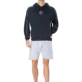 SUDADERA MIAMI HOOD NEGRO MSP