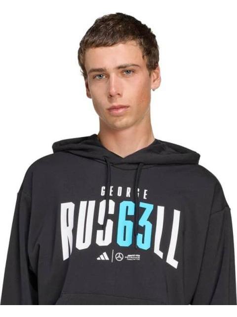 SUDADERA MOTORSPORT MER GR HOOD M BLANCO/NEGRO ADIDAS - Image 3