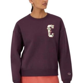 SUDADERA POWERBLEND CREW MORADO CHAMPION
