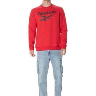 SUDADERA REEBOK IDENTITY BIG LOGO FLEECE CREW ROJO REEBOK
