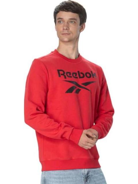 SUDADERA REEBOK IDENTITY BIG LOGO FLEECE CREW ROJO REEBOK - Image 4