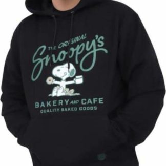 SUDADERA SNOOPYS NEGRO K-SWISS