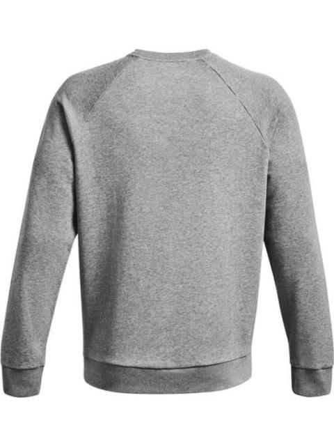 SUDADERA UA RIVAL FLEECE CREW GRIS UNDER ARMOUR MEXICO - Image 4
