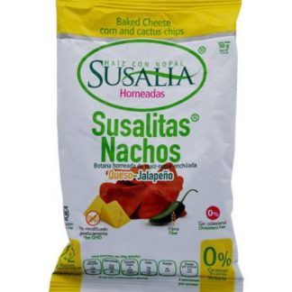SUSALITAS NACHOS QUESO JALAPEÑO 50 G SUSALIA