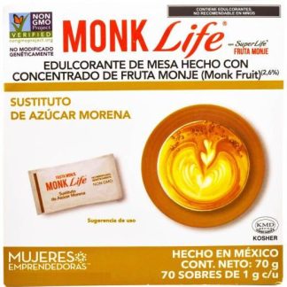 SUSTITUTO DE AZUCAR MORENA 70 SOB MONK LIFE