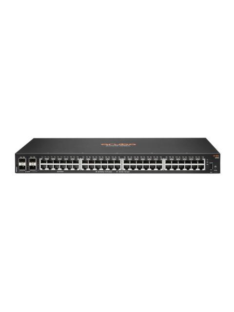 SWITCH ARUBA GIGABIT ETHERNET 6000 48 PUERTOS 10-100-1000 MBPS + 4 PUERTOS SFP 104 GBIT-S 8192 ENTRADAS - GESTIONADO