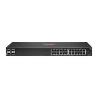 SWITCH ARUBA GIGABIT ETHERNET CX 6000 24 PUERTOS 10-100-1000MBPS + 4 PUERTOS SFP 56 GBIT-S 32.000 ENTRADAS - ADMINISTRABLE
