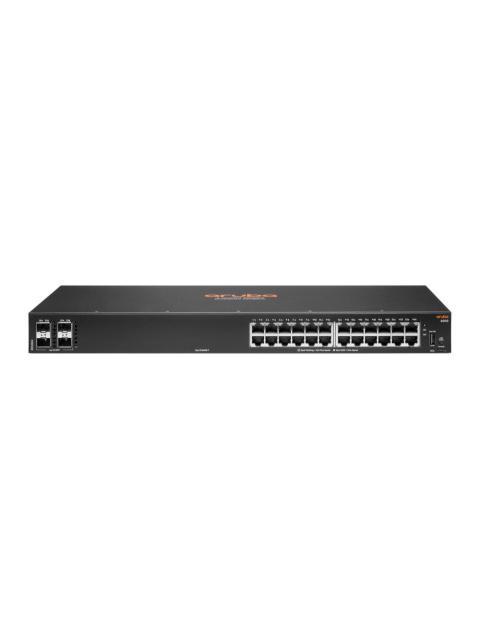 SWITCH ARUBA GIGABIT ETHERNET CX 6000 24 PUERTOS 10-100-1000MBPS + 4 PUERTOS SFP 56 GBIT-S 32.000 ENTRADAS - ADMINISTRABLE