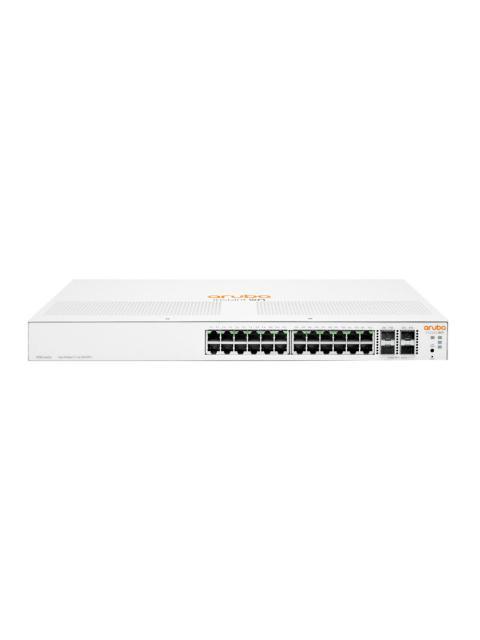 SWITCH ARUBA GIGABIT ETHERNET INSTANT ON 1930 24 PUERTOS POE+ 10-100-1000MBPS + 4 PUERTOS SFP 128GBIT-S 16.000 ENTRADAS - ADMINISTRABLE