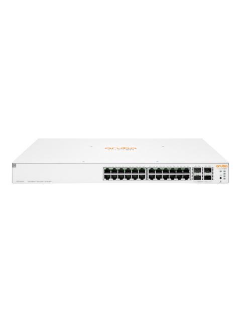 SWITCH ARUBA GIGABIT ETHERNET INSTANT ON 1930 24 PUERTOS POE 10-100-1000MBPS + 4 PUERTOS SFP+ 370W 128 GBIT-S 16.000 ENTRADAS - ADMINISTRABLE