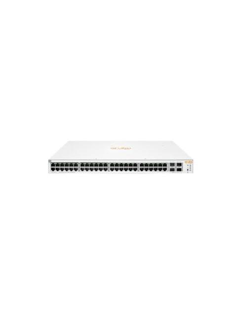 SWITCH ARUBA GIGABIT ETHERNET INSTANT ON 1930 48 PUERTOS POE 10-100-1000MBPS + 4 PUERTOS SFP+ 370W 176 GBIT-S 16.000 ENTRADAS - ADMINISTRABLE