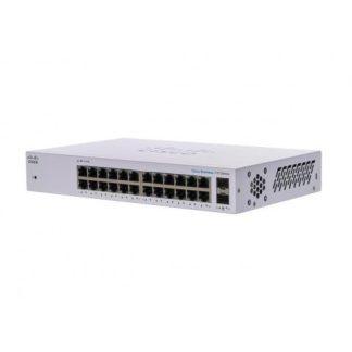 SWITCH CISCO GIGABIT ETHERNET BUSINESS 110 24 PUERTOS 10-100-1000MBPS + 2 PUERTOS SFP 48 GBIT-S 8000 ENTRADAS - NO ADMINISTRABLE