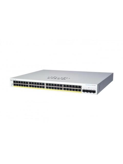 SWITCH CISCO GIGABIT ETHERNET BUSINESS 220 48 PUERTOS POE 10-100-1000 + 4 PUERTOS SFP 382W104 GBIT-S 8.192 ENTRADAS - ADMINISTRABLE - ¡COMPRA Y RECIBE $100 DE SALDO PARA TU SIGUIENTE PEDIDO!