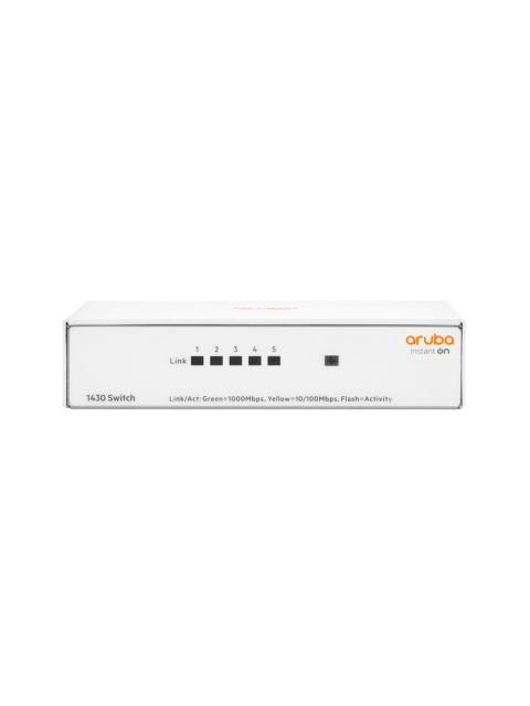 SWITCH HPE NETWORKING INSTANT ON GIGABIT ETHERNET 1430 5G 5 PUERTOS 10-100-1000MBPS 10 GBIT-S 8.192 ENTRADAS - NO ADMINISTRABLE