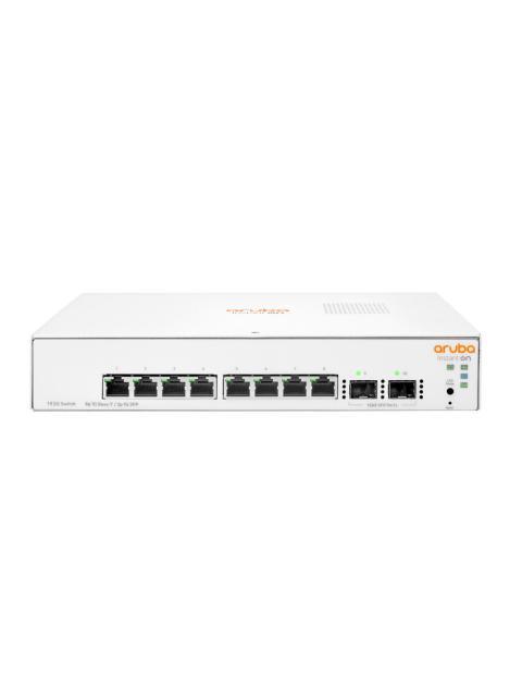 SWITCH HPE NETWORKING INSTANT ON GIGABIT ETHERNET 1930 8 PUERTOS 10-100-1000MBPS + 2 PUERTOS SFP+ 20 GBIT-S 8000 ENTRADAS - ADMINISTRABLE