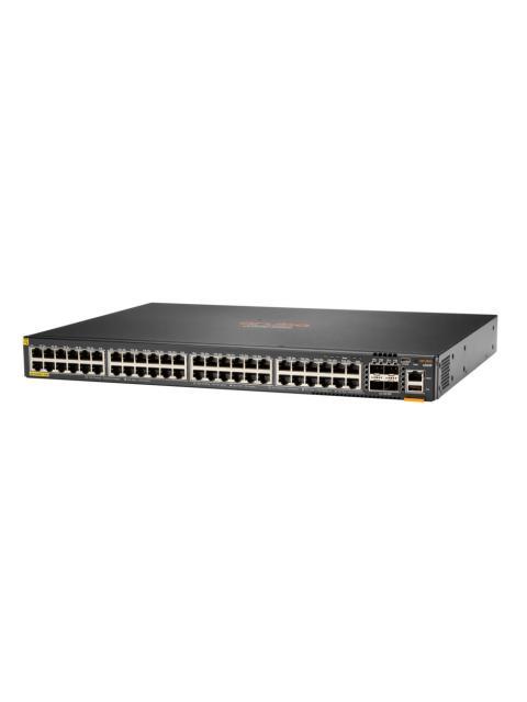 SWITCH HPE NETWORKING INSTANT ON GIGABIT ETHERNET CX 6200F 48 PUERTOS POE 10-100-1000MBPS + 4 PUERTOS SFP+ 370W 176GBIT-S 32768 ENTRADAS - ADMINISTRABLE