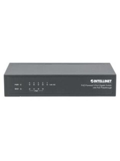 SWITCH INTELLINET FAST ETHERNET 561082 5 PUERTOS POE+ 10-100MBPS 10GBIT-S 2048 ENTRADAS - NO ADMINISTRABLE - Image 3