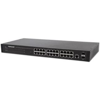 SWITCH INTELLINET GIGABIT ETHERNET 560917 24 PUERTOS 10-100-1000MBPS + 2 PUERTOS SFP 52 GBIT-S 8000 ENTRADAS - ADMINISTRABLE