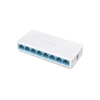 SWITCH MERCUSYS FAST ETHERNET MS108 8 PUERTOS 10-100MBPS 1.6 GBIT-S - GESTIONADO