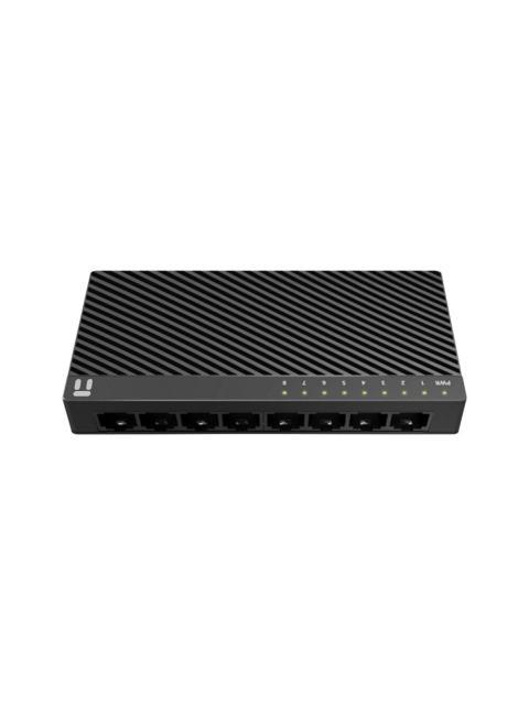 SWITCH NETIS FAST ETHERNET ST3108C 8 PUERTOS10-100MBPS 8GBIT-S 2000 ENTRADAS - NO ADMINISTRABLE