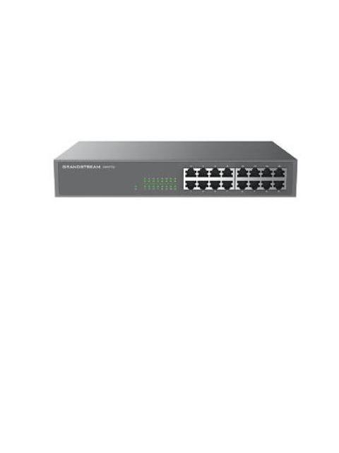 SWITCH NO ADMINISTRABLE DE 16 PUERTOS GIGABIT CON 8 PUERTOS POE HASTA 138W DE SALIDA COMPATIBLE CON GWN CLOUD CARCASA METALICA