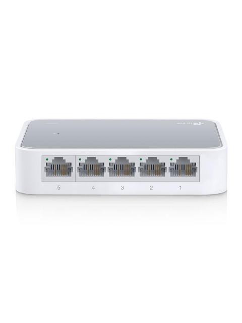 SWITCH TP-LINK FAST ETHERNET TL-SF1005D 10-100MBPS 1GBIT-S 5 PUERTOS 1000 ENTRADAS NO ADMINISTRABLE