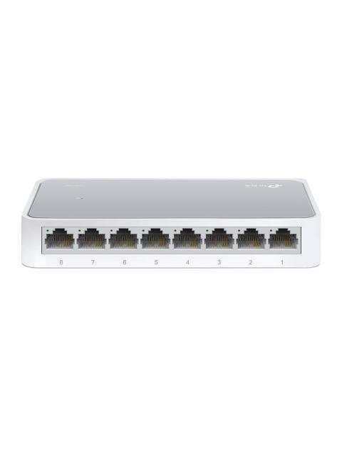 SWITCH TP-LINK FAST ETHERNET TL-SF1008D 10-100MBPS 1.6GBIT-S 8 PUERTOS 1000 ENTRADAS NO ADMINISTRABLE