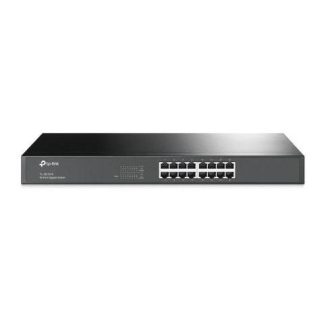 SWITCH TP-LINK GIGABIT ETHERNET TL-SG1016 10-100-1000MBPS 16 PUERTOS 8000 ENTRADAS ? NO ADMINISTRABLE