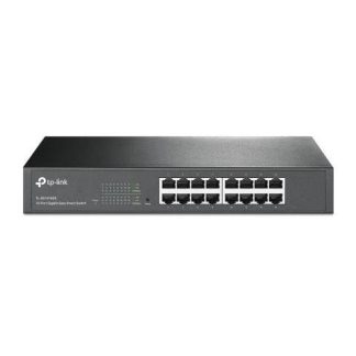 SWITCH TP-LINK GIGABIT ETHERNET TL-SG1016DE 16 PUERTOS 10-100-1000MBPS 32 GBIT-S 8000 ENTRADAS - ADMINISTRABLE