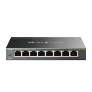 SWITCH TP-LINK GIGABIT ETHERNET TL-SG108E 8 PUERTOS 10-100-1000MBPS 16 GBIT-S 8000 ENTRADAS - NO ADMINISTRABLE