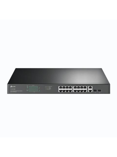SWITCH TP-LINK GIGABIT ETHERNET TL-SG2218 16 PUERTOS POE+ 10-100-1000MBPS + 2 PUERTOS SFP 36 GBIT-S 8000 ENTRADAS - NO ADMINISTRABLE
