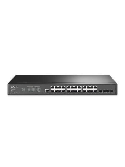SWITCH TP-LINK GIGABIT ETHERNET TL-SG3428 V1 24 PUERTOS 10-100-1000MBPS + 4 PUERTOS SFP 56 GBIT-S 8.000 ENTRADAS - ADMINISTRABLE