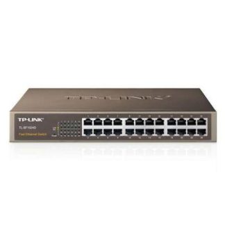 SWITCH TP-LINK TL-SF1024D SOPORTE PARA RACK 24 PUERTOS RJ45 FAST ETHER
