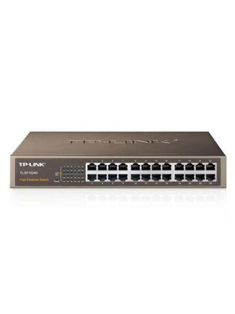 SWITCH TP-LINK TL-SF1024D SOPORTE PARA RACK 24 PUERTOS RJ45 FAST ETHER