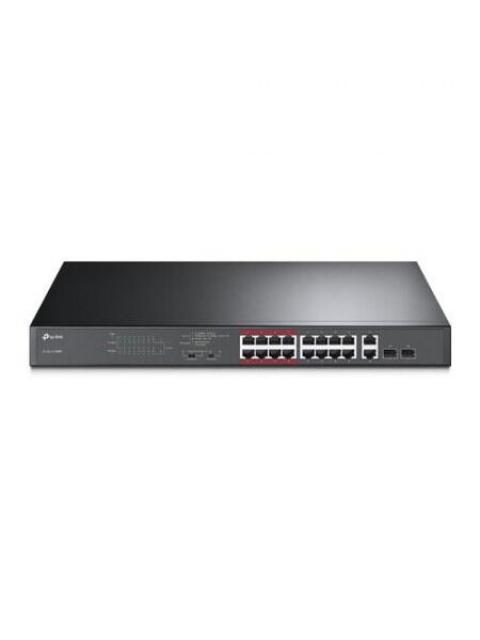 SWITCH TP-LINK FAST ETHERNET TL-SL1218MP 16 PUERTOS 10-100 + 2 PUERTOS GIGABIT ETHERNET + 2 SFP 7.2GBIT-S 8000 ENTRADAS - NO ADMINISTRABLE - Image 2