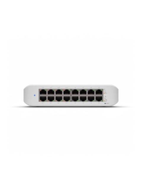 SWITCH UBIQUITI NETWORKS GIGABIT ETHERNET UNIFI LITE 16 16 PUERTOS 10-100-1000 (8X POE) 16GBIT-S - ADMINISTRABLE