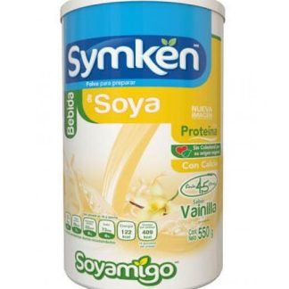 SYMKEN POLVO PARA PREPARAR BEBIDA DE SOYA BOTE SABOR VAINILLA 550 SOYAMIGO