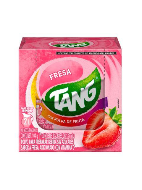 TANG SABOR FRESA PAQUETE CON 8 SOBRES DE 13 GR