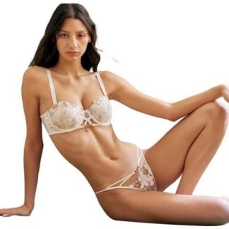 TANGA BORDADA BLANCO LOVE TO LOUNGE