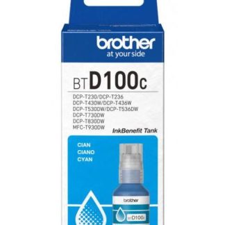 TANQUE DE TINTA BROTHER BTD100C CIAN 5000 PAGINAS