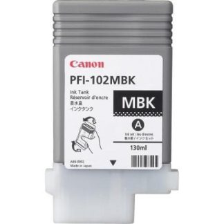 TANQUE DE TINTA CANON PFI-102 NEGRO MATE 130ML