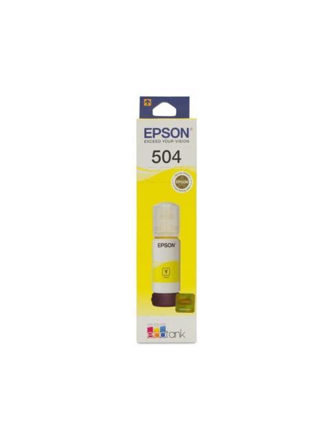 TANQUE DE TINTA EPSON T504 AMARILLO 70ML