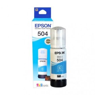 TANQUE DE TINTA EPSON T504 CYAN 70ML