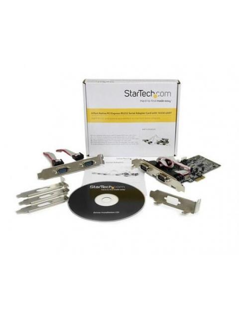 STARTECH  TARJETA PCI EXPRESS DE 4 PUERTOS SERIE RS232 UART 16550 SERIAL DB9 - Image 7