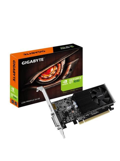 TARJETA DE VIDEO GIGABYTE NVIDIA GEFORCE GT 1030 LOW PROFILE D4 2G 2GB 64-BIT GDDR4 PCI EXPRESS X16 3.0