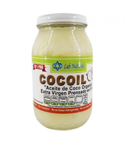 TARRO COCOIL ACEITE DE COCO ORGANICO 230ML EXTRA VIRGEN PRENSADO LAB. NATURAL ENERGY AND NUTRITION
