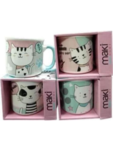TAZA PORCELANA MULTICOLOR MAKI HOME